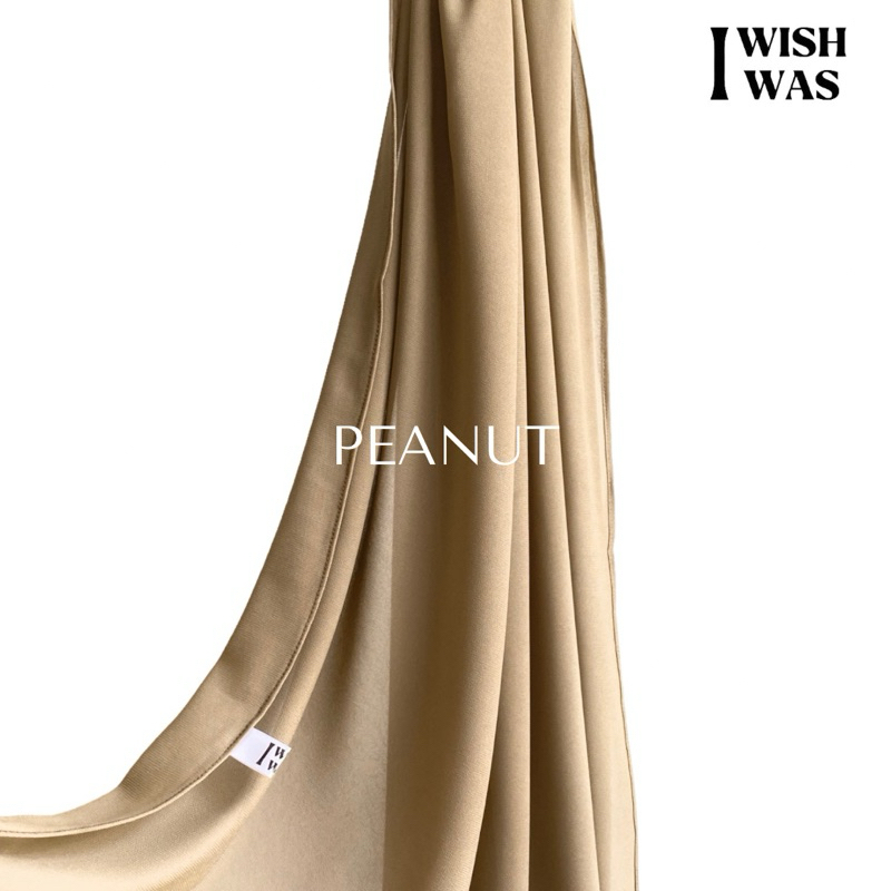 ผ้าพันยาวชีฟองพรีเมี่ยม สีกาแฟ/peanut