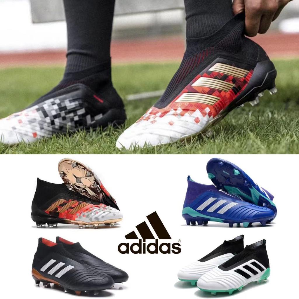 【ส่งจากกรุงเทพ】Adidas Predator 18+x Pogba FG ใหม่ รองเท้าสตั๊ด รองเท้าฟุตบอลที่ราคาถูกที่สุดในนี้ รองเท้าฟุตบอล ฝึกรองเท