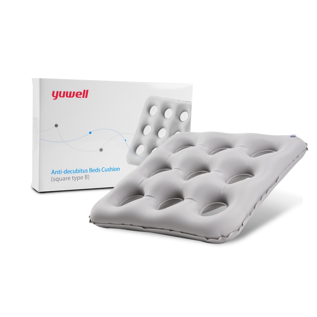 เบาะรองนั่ง ยี่ห้อ Yuwell รุ่น Anti-Decubitus SQUARE TYPE B แบบเบาลมกันแผลกดทับได้