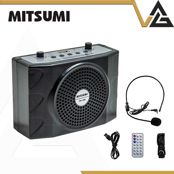 MITSUMI TK-4U ลำโพง บลูทูธ คาดเอว พกพา ไมโครโฟน คาดศรีษะ สายสะพาย รีโมท Waistband Bluetooth Speaker