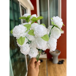 ดอกมะลิ (ดอกมะลิสีขาวช่อ 1ช่อมี5ดอก) สินค้าพร้อมส่งจากไทย วั…