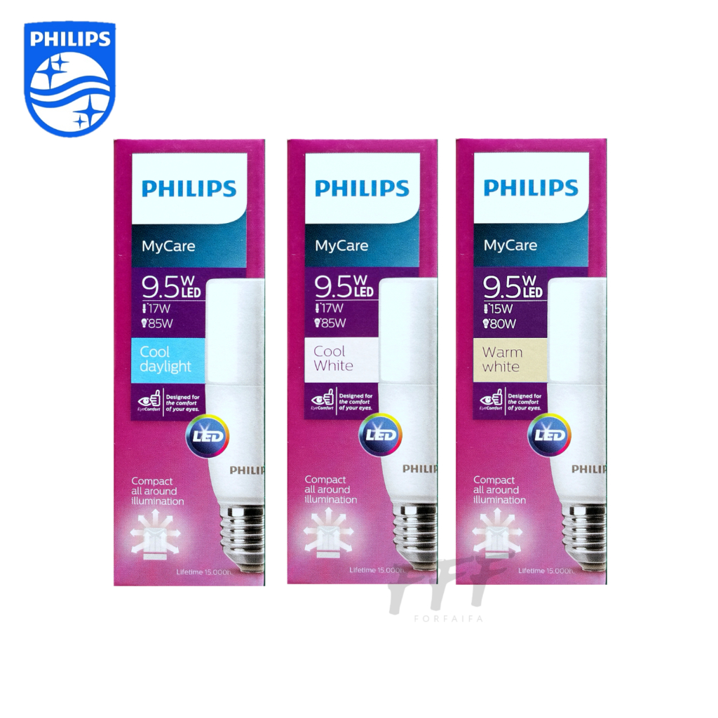 หลอดไฟ LED Stick 9.5 วัตต์ ขั้ว E27 DAYLIGHT / WARMWHITE / COOLWHITE ยี่ห้อ PHILIPS