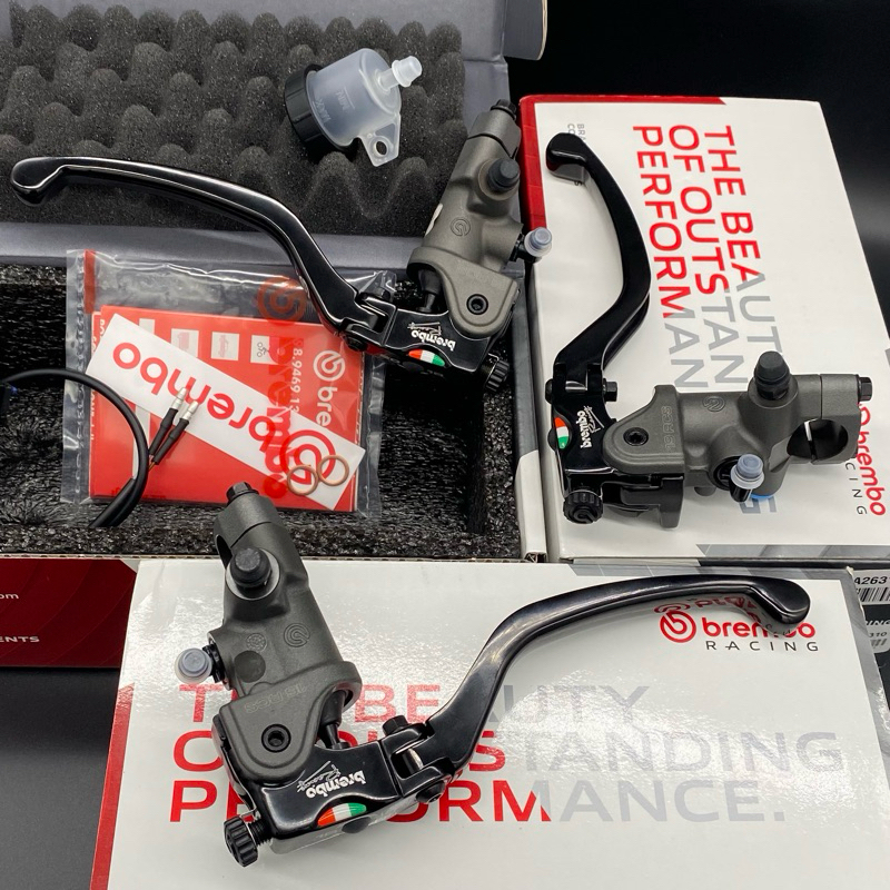 ปั๊มบน Brembo อิตาลี่ 15/16/19RCS (พร้อมกระปุก) มือ1 อุปกรณ์ครบ ของแท้