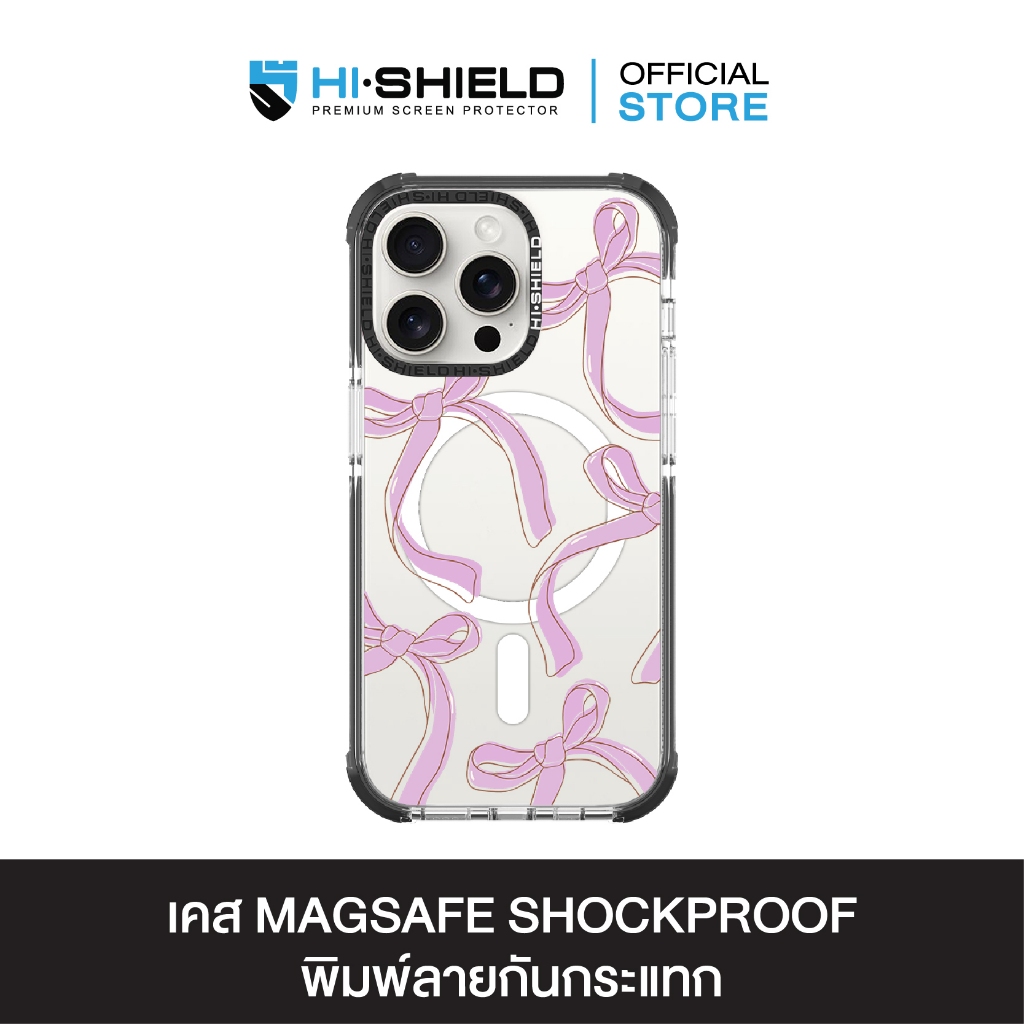 HI-SHIELD Magsafe Shockproof Case รุ่น Ribbon4 [iPhone17/iPhone16/iPhone15/iPhone14]- เคสแม่เหล็กกันกระแทก