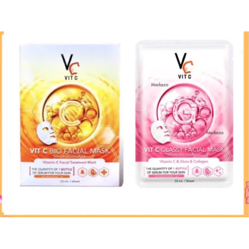 [สวยหน้าใส!] VC มาส์กหน้าพลังวิตซี Ratcha VC Vit C  Mask 3 สูตรหน้าสวย ( กล่อง 6 ชิ้น ) thumbnail 3