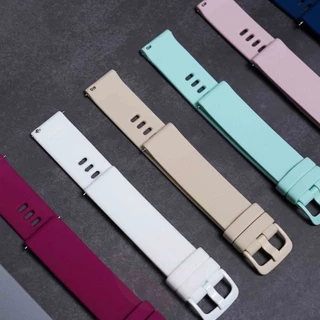(ส่งจากในไทย)สายนาฬิกา Silicone ขนาด 18mm 20mm 22mm ใช้ได้กับ Garmin FR245/255/265 Venu2 Venu3 Vivoactive 5 อื่นๆ (C)