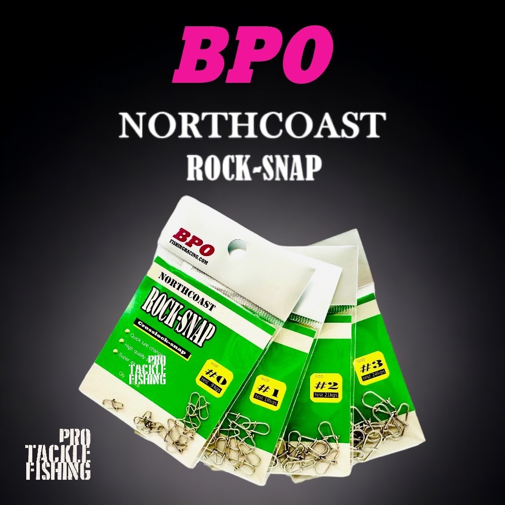 กิ๊บตกปลาBPO  NORTH COAST ROCK-SNAP กิ๊บเทพแข็งเป๊กอัดปลาไม่มีระเบิด