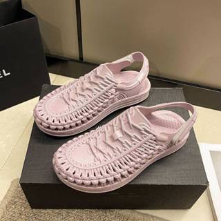 พร้อมส่ง🚚รองเท้าแตะรัดส้นยางผู้หญิง แฟชั่น สไตล์โรมัน เย็นสบ…