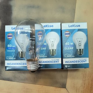 หลอดไส้ ยี่ห้อ DAI-ICHI และเรกิเซ่ 25W 40W, 60W, 100W หลอดไฟ