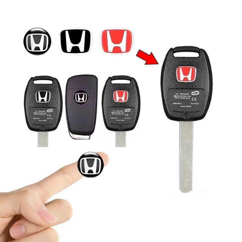 Logo H แดง ,ดำ โลโก้ H แดง สำหรับกุญแจแบบเดิม Honda Jazz City Brio Amaze Civic Accord  ++ส่ง Kerry เก็บเงินปลายทางได้ ++