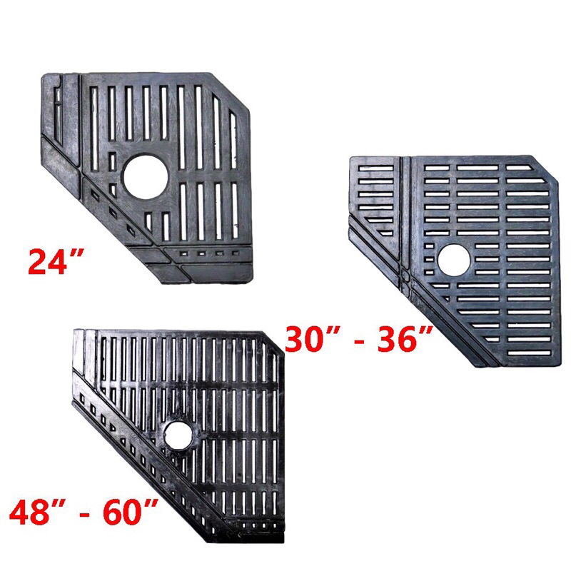 ส่งไว แผ่นรองชั้นกรอง แผ่นแยกชั้นกรอง กรองมุมตู้  Fish Tank Aquarium Corner Filter partition 24” 30” 36" 48” 60” คุณภาพ