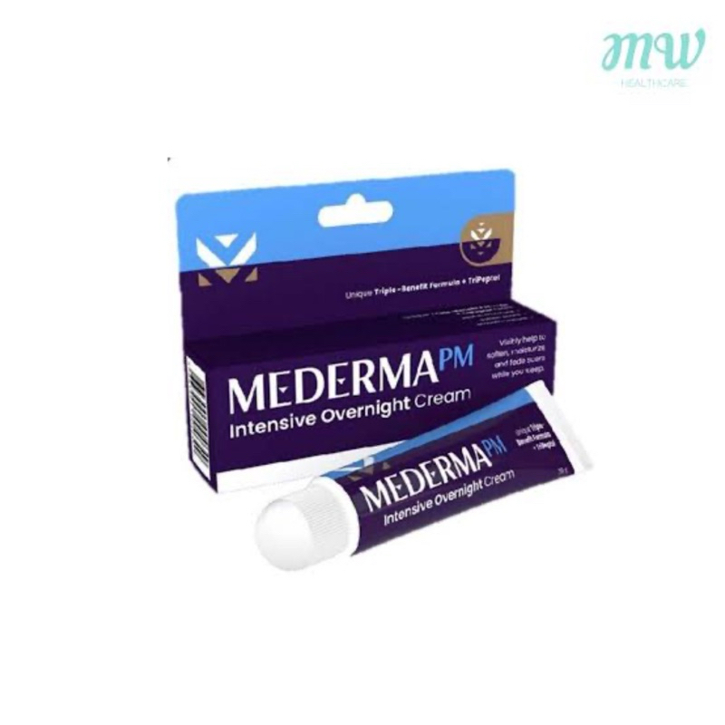 Mederma PM Intensive Overnight Cream 20 กรัม มีเดอม่า พีเอ็ม อินเทนซีฟ โอเวอร์ไนท์ ครีม