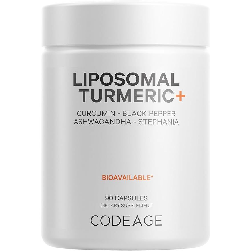 Codeage Liposomal Fermented Turmeric Curcumin 95% (90 แคปซูล) - สารสกัดขมิ้นชัน ดูแลสุขภาพโดยรวม