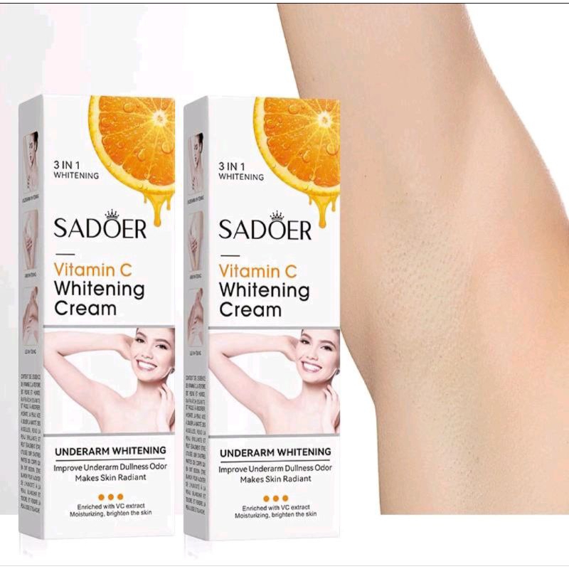 ครีมไวท์เทนนิ่งวิตซี vc รักแร้ ปริมาณ 50 g.