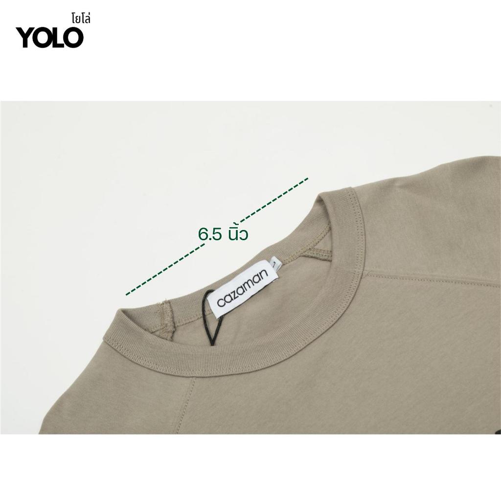 YOLO เสื้อยืด OVERSIZE เสื้อยืดโอเวอร์ไซส์ เสื้อคอตตอน คอกลม แนวสปอร์ต 2287 - รูปที่ 3