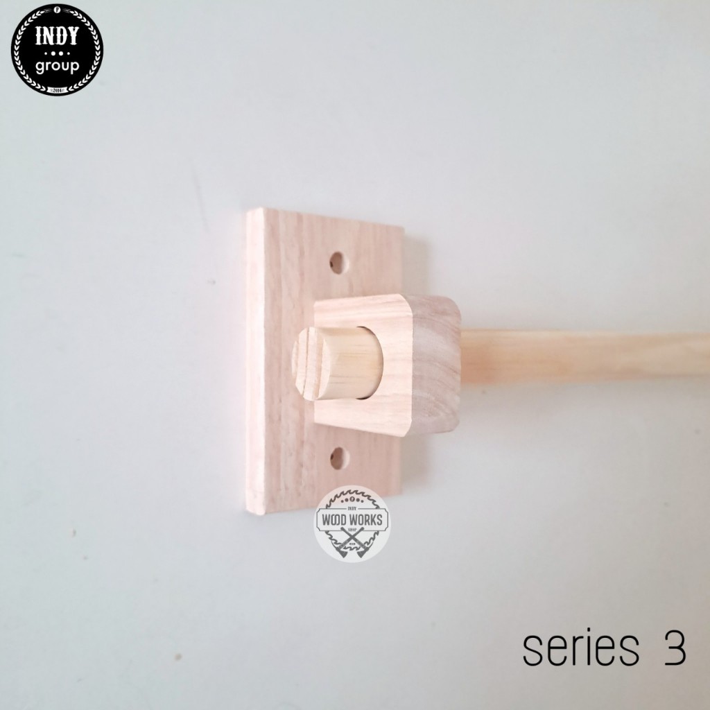 ขาม่าน Series 3 ตัวเล็ก 5 cm ขาราวม่านชั้นเดียว ขารับราวชั้นเดียว ‼️แถมฟรี น็อต+พุก ยึดผนัง ไม่ต้องซื้อเพิ่ม‼