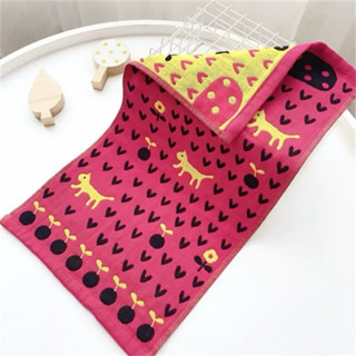 ผ้าเช็ดผม ผ้าสาลู ทอ3ชั้น ขนาด 34*74cm