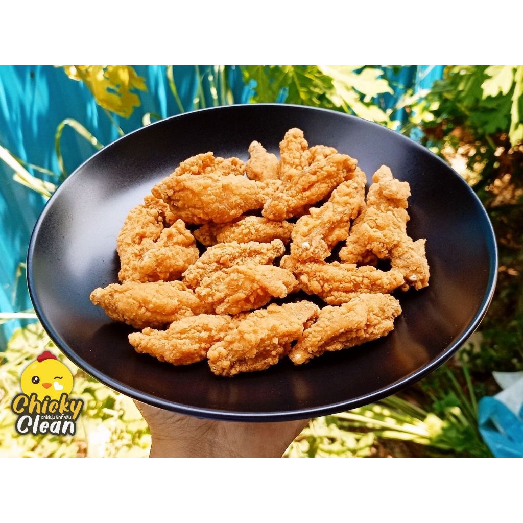 ปีกกลางชุปแป้งทอด กรอบอร่อย เคี้ยวกรุบกรอบ เนื้อไก่ฉ่ำๆ ทานเพลิน
