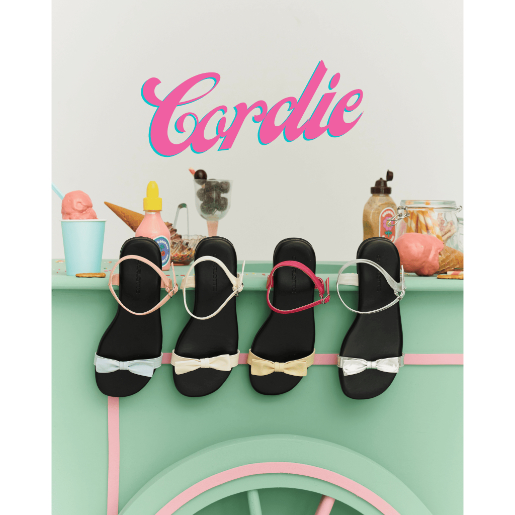 [ลดล้างสต๊อก] Cordie 🍰 รองเท้ารัดส้นดีเทลคิวท์ ช่วงสายหน้าแต่งโบว์ สายปรับได้ (อาจจะมีตำหนิบ้าง ไม่มีผลต่อการใช้งาน)