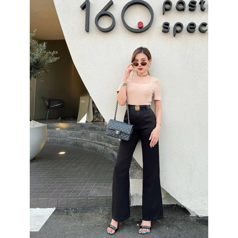 ชุดเซตกางเกงขายาว แบรนด์ Jidapa ไซส์ L พร้อมส่ง J136