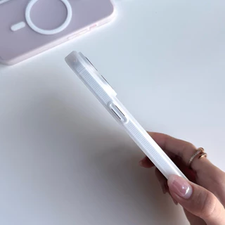 [i17] พร้อมส่ง🔋T13S185 Premium เคสใสหลังขุ่น เคสชาร์จไร้สายงานดี🧲 เคสแม่เหล็ก สำหรับ iPhone เคสไอโฟน 16Plus,17Air,17Pm