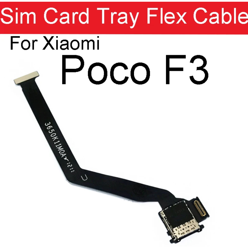 คุณภาพสูงสำหรับ Xiaomi Mi Poco F3ซิมการ์ด Connector สายเคเบิล Flex หน้าจอ LCD เชื่อมต่อเมนบอร์ด Extended Flex Cable อะไห