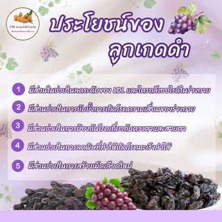 ลูกเกดดำ พรีเมี่ยม🍇 500g./ 1 kg. ☘️ ไม่มีน้ำตาล อบแห้งธรรมชาติ💯