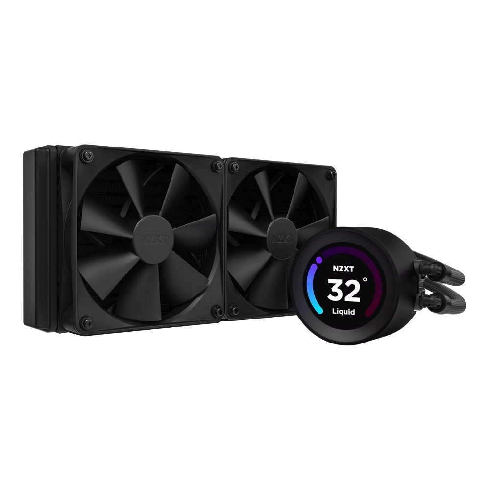 NZXT CPU Liguid Cooling KRAKEN ELITE 240 BLACK : RL-KN24E-B1