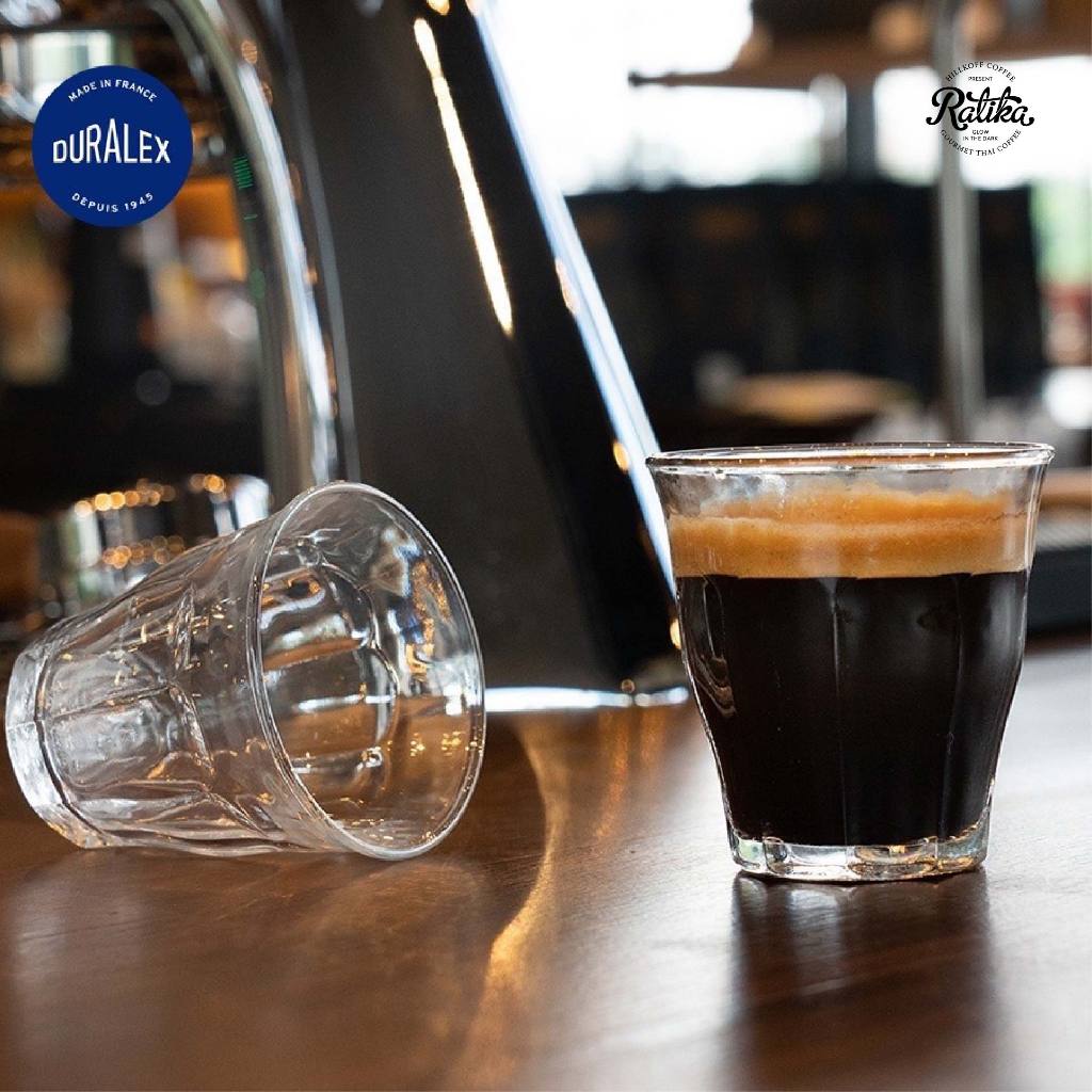 Ratika | Duralex Picardie tempered glass **ยกแพ็ค 6 ใบ แก้วกาแฟ Dirty,เอสเปรสโซ่ Picolo,ชา,ค็อกเทล,ม็อคเทล