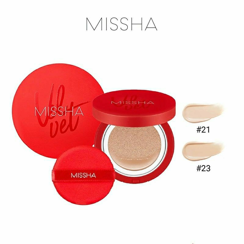 Sale🔥MISSHA Velvet Finish Cushion SPF50+ PA+++ขนาด15g(exp.2026เดือน12)