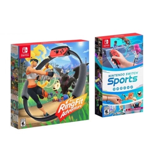 Nintendo Switch Game Sports + Ring Fit Adventure มือหนึ่ง พร้อมส่ง