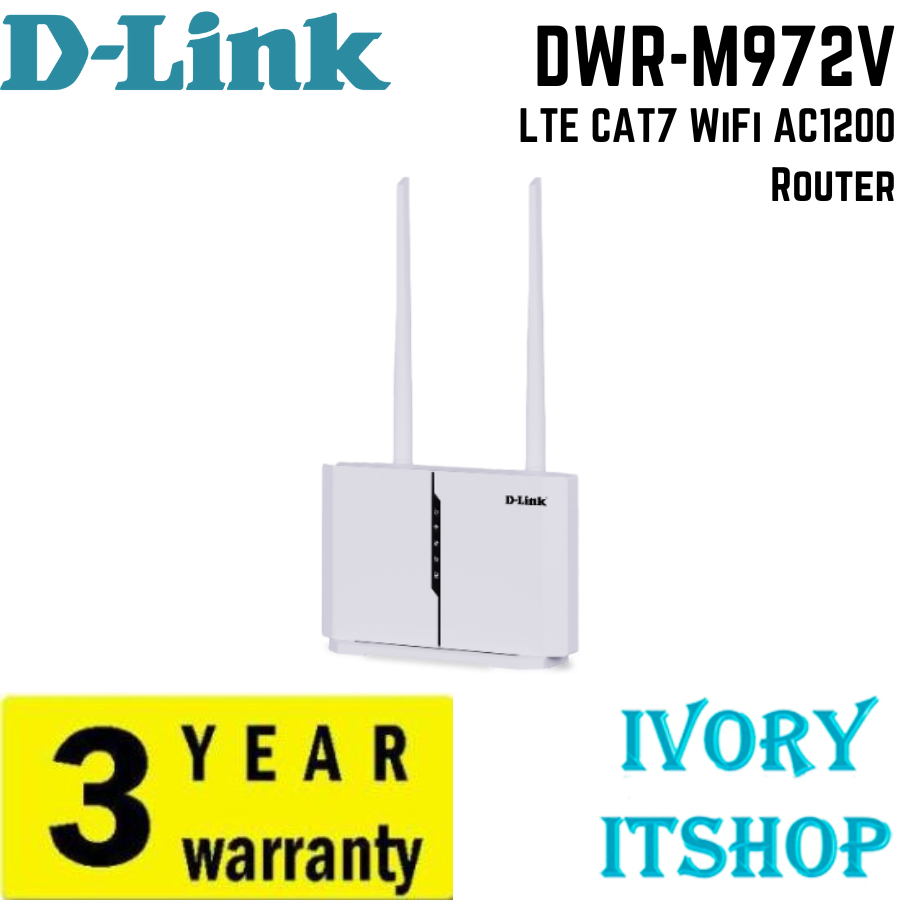 D-Link DWR-M972V LTE CAT7 WiFi AC1200 Router