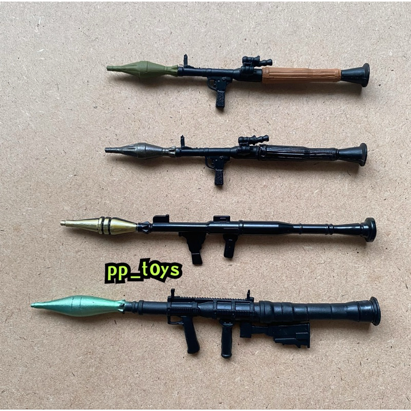 โมเดลเครื่องยิงจรวด ปืนยิงจรวด RPG สเกล 1:12 or 1:10 (มี 4 แบบ)