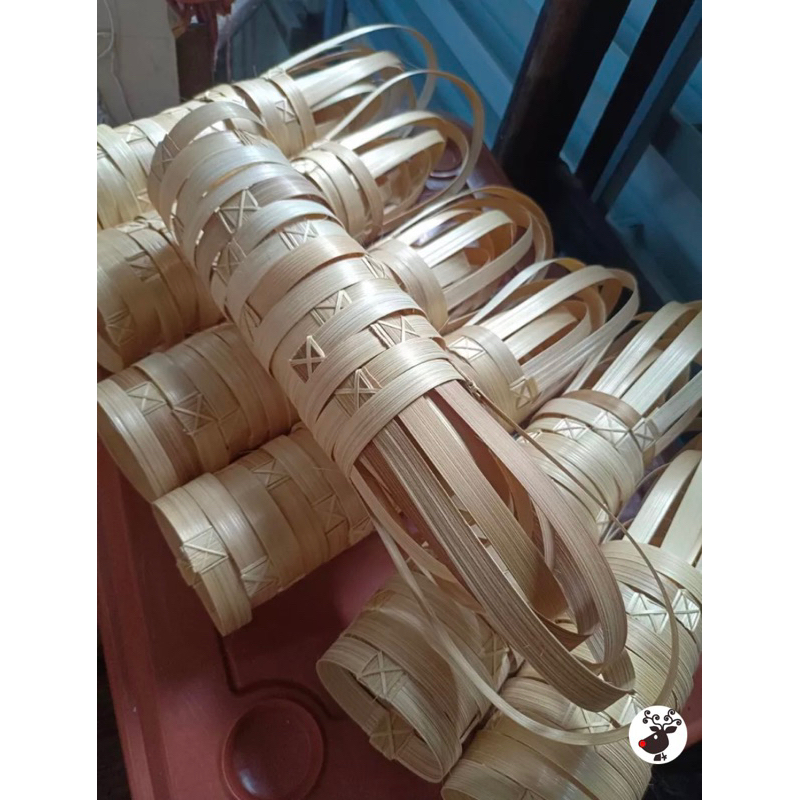 หูหิ้วแก้วน้ำไม้ไผ่200-300-500ชิ้นใช้สำหรับแก้ว16-22ออน(ฝากว้าง90-95mm.)อบรลมร้อนทุกเส้นกันมดแมลงมอด