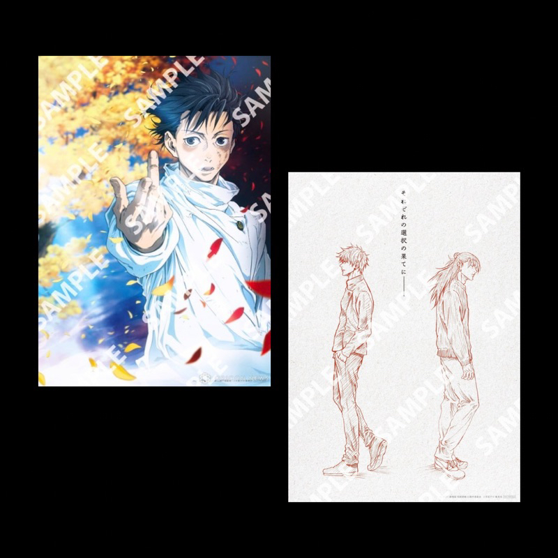 👻 แผ่นภาพ JJK0 Limited 👻 Jujutsu Kaisen 0 The Movie Visual art Board/มหาเวทย์ผนึกมาร/โกโจ/เกะโท/ยูตะ
