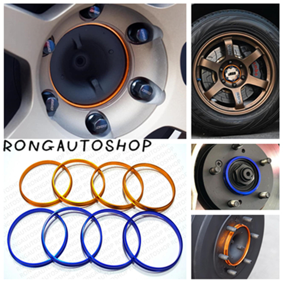 ปลอกกันสั่นล้อ แบบสี อลูมิเนียม 1ชุด มีชุด2ชิ้น  ปลอกกันสั่นอลูมิเนียม มีขนาด100.1×106/54.1×73/56.1×73/60.1×73/64.1×73/