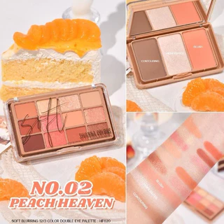 Sivanna ซีเวนน่า HF620 อายพาเลทท์ อายแชโดว์+บลัชออน+ไฮไลท์+คอนทัวร์ สวยครบจบในตลับเดียวจ้า