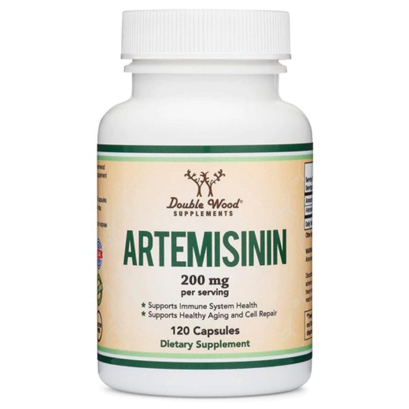 สารสกัดจากชิงเฮา อาร์เทมิซินิน Double Wood Supplements Artemisinin 100 mg 120 Capsules