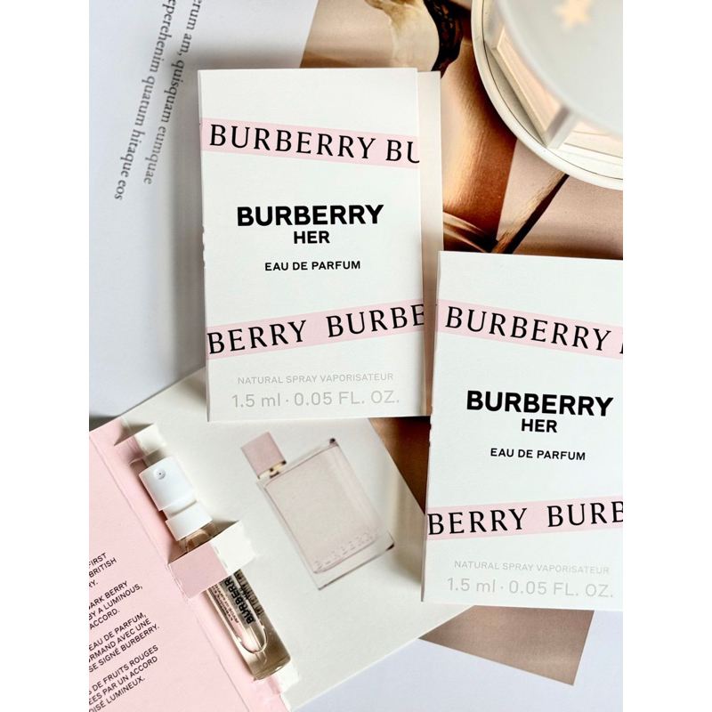 Vial Her EDP 1.5 ml หอม ผู้ดีสุด น้ำหอมชนิดพกพา ไวออลแท้