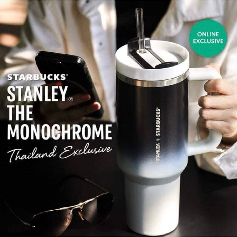 Starbucks STANLEY The Monochrome 40 oz แก้วสตาร์บัคส์ STANLEY The Monochrome 40 ออนซ์ ของแท้ 💯