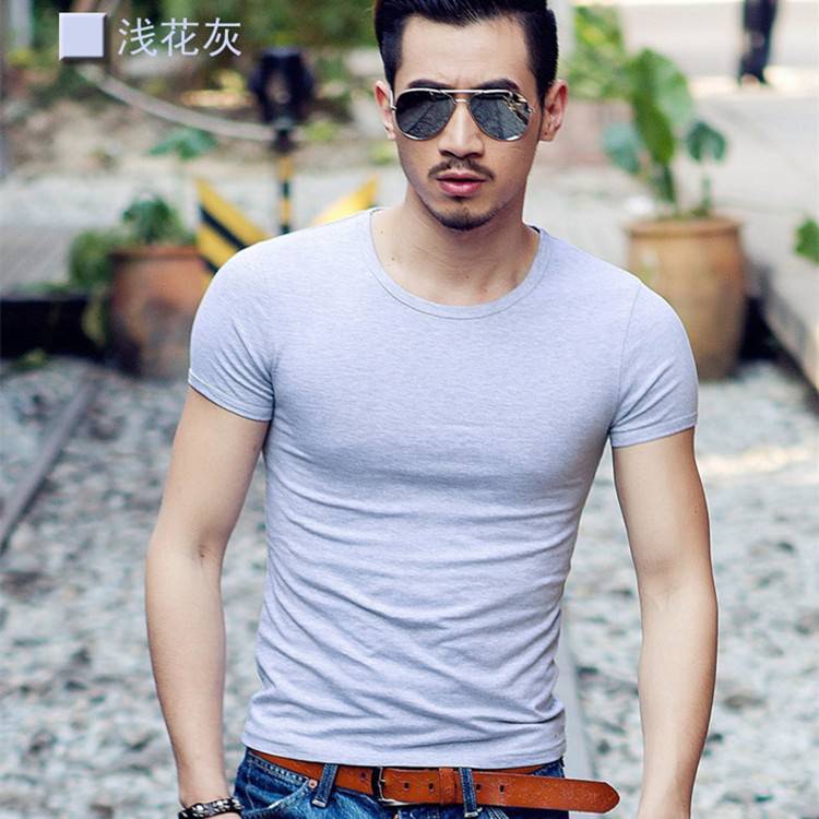 เสื้อยืดแขนสั้นผู้ชายตาข่ายแห้งเร็วคอกลมยืดหยุ่น-TSH-018,015 ราคา ถูกที่สุด ดีลบีเคเค แกลเลอรีภาพที่ 6