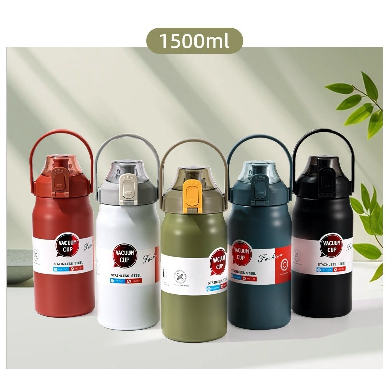 ขวดน้ำ1500 ml ขวดน้ำสแตนเลสเก็บอุณหภูมิ 1500 ml