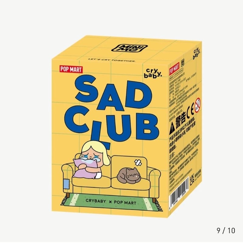 กล่องสุ่ม Pop Mart | Cry baby sad club และ CRYBABY