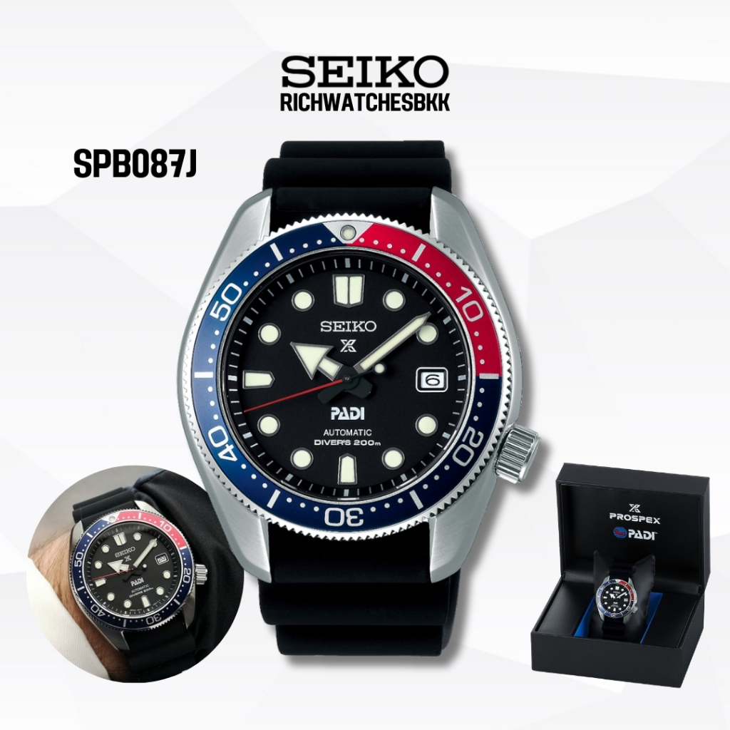 นาฬิกา SEIKO รุ่น PROSPEX AUTOMATIC DIVER'S 200M "PADI SPECIAL EDITION" (SPB087J)