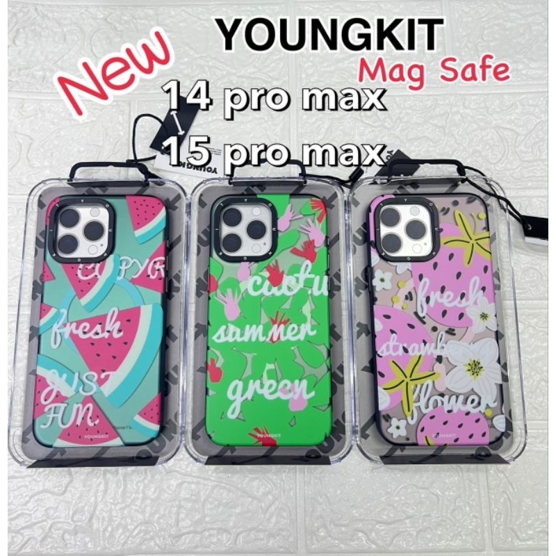 New🎉caseชาร์จไร้สาย mag safe แท้💯% สำหรับ 13 pro max/14pro max/15pro max