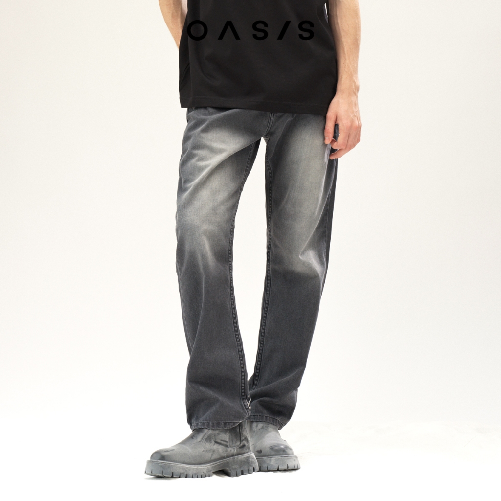 OASIS กางเกงยีนส์ผู้ชายขาตรง รุ่น MBJST-4486  ยีนส์ เนื้อผ้าสวมใส่สบาย