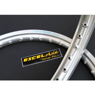 ส่งไว!!!! วงล้อ Excel Asia แท้ สีเงิน 1.4+1.6 ขอบ17 คละขนาดอ…