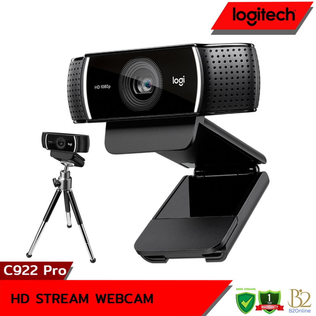 Logitech C922 Pro HD Stream Webcam เว็บแคมระดับ Full HD
