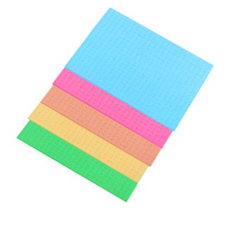 MODI ผ้าฟองน้ำอเนกประสงค์ แพ็ค 3 ผืน สีส้ม/เหลือง/ฟ้า/เขียว/…