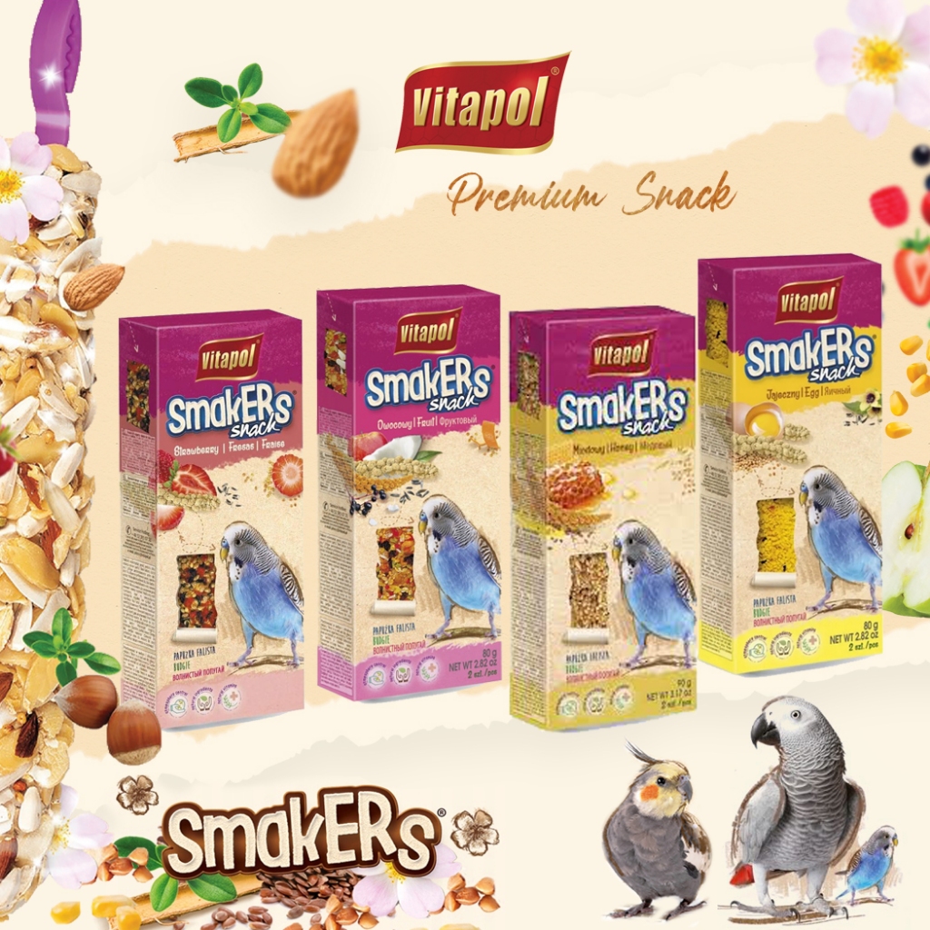 ขนมแท่งสำหรับนก Vitapol Smaker